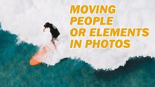 How to Seamlessly Move People or Objects in Photoshop Tutorial - Content-Aware Move Tool