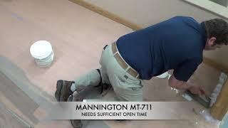 How to Install a Mannington ADURA®Flex Glue Down Vinyl Plank Floor