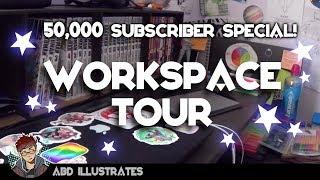 Workspace Tour | 50,000 subs special!