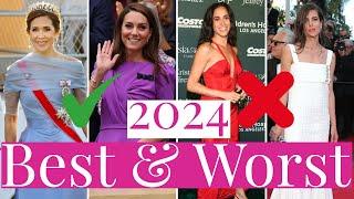 Best & Worst Royal Looks of 2024! Kate Middleton, Meghan Markle, Queen Mary, Queen Letizia