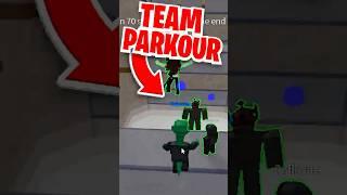 TEAM *PARKOUR* in Roblox Epic Minigames! #shorts @DapperFellas