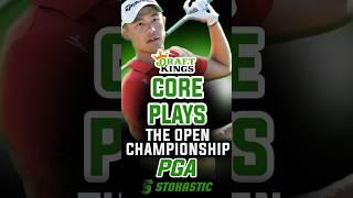 PGA DFS CORE PLAYS Open Championship 2024 | Fantasy Golf Picks | DFS Golf  #draftkings