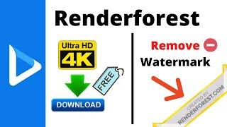 Create Intro Videos from Renderforest without Watermark | New Method | HD Quality | No Blur