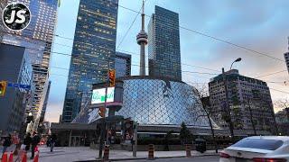 Downtown Simcoe Street to Harbourfront | Toronto Walk (Dec 2024)