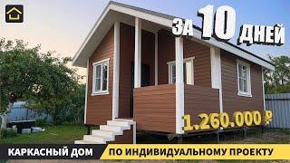 Обзор каркасного дома 5х6 м. + Отзыв заказчика