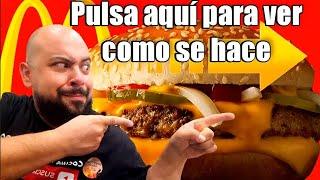 PREPARA en CASA el AUTÉNTICO CUARTO DE LIBRA al estilo McDonald's ¡AQUÍ te ENSEÑO COMO!