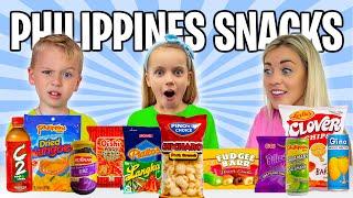 Gaby and Alex Eating Filipino Snacks - Challenge