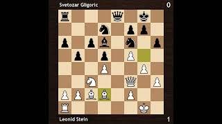 Leonid Stein vs Svetozar Gligoric | Amsterdam Interzonal 1964 | Round 9