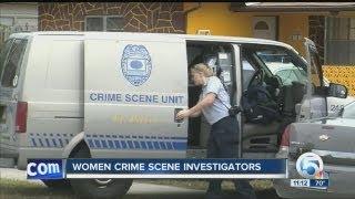 Women crime scene investigators