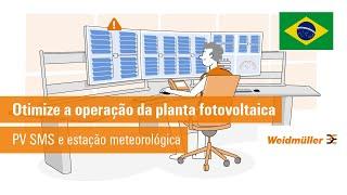 Sistema de monitoramento de strings e estação meteorológica Weidmüller