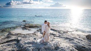 Most beautiful bride and dress ever! Cancun Beach Elopement Wedding | Troy & Jen