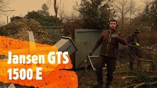 Jansen GTS 1500 E vs. Fichte und läuft!