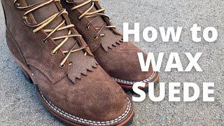 How to Wax Suede (Very Detailed) - (ft @Stridewise)