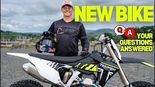 JONNY WALKER - WHAT I THINK OF THE NEW TRIUMPH TF250X BIKE