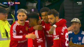 Marcus Rashford Goal Today, Ipswich Town vs Manchester United (1-1), Goals Results/Highlights-2024