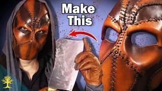 I made a Leather Mask for Halloween | DIY Tutorial