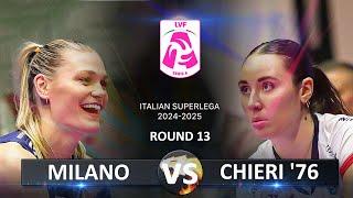 Milano vs Chieri '76 | Italian Volleyball LVF SerieA1 2024/2025