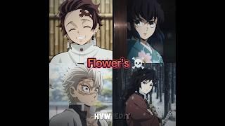 DEMON SLAYER COUPLE EDIT ️ #demonslayer #kimetsunoyaiba #tanjiro #giyu #inosuke #sanemi