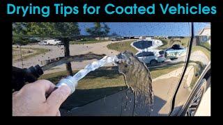 Auto Detailing Car Drying Tips