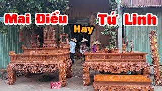 Nên mua sập thờ mai điểu hay sập thờ tứ linh