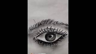 how to draw realistic eye #viralshortfeed #art #workingartist #eyedrawing #eyepainting