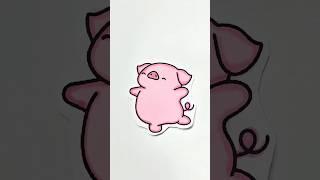 piggy 🫣 #art #satisfyling #drawing #coloring #colors