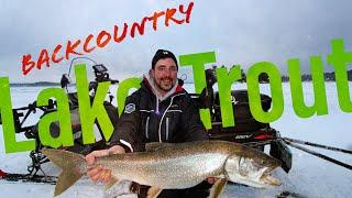 Ice Fishing Lake Trout In Canada's Back Lakes