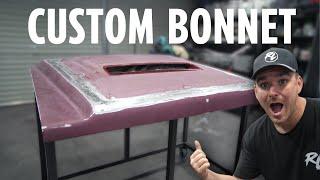 Making A COMPLETLY CUSTOM Bonnet For My 4x4