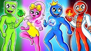 Rainbow Friends Get New Elemental Power? Rainbow Friends 2 Animation | Cartoon Animation