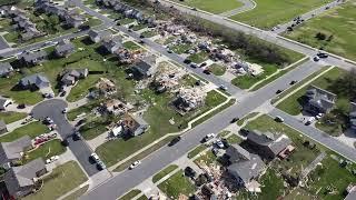 Andover, KS Tornado Damage Drone Footage 4.29.2022