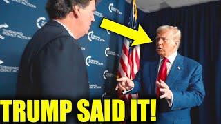 OMG: TRUMP SNAPS AT TUCKER CARLSON AS FIGHT EXPLODES!