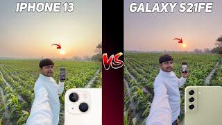 IPhone 13 Vs Samsung Galaxy S21 FE Camera Comparison in 2024 | shoking Result  