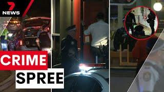 Two men arrested for eight alleged armed robberies | 7NEWS