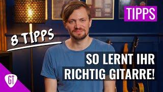 SO lernt ihr richtig Gitarre! | Tipps & Tricks