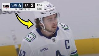 This Canucks player just DOMINATED the Los Angeles Kings...