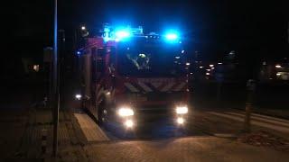 PRIO 1 Brandweer Rotterdam & Capelle naar woningbrand Rotterdam