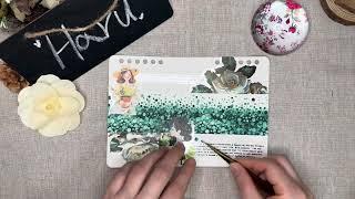 [ASMR]#유니일기 12월 1차 신상 활용다꾸#하울#다이어리#다이어리꾸미기#스티커#vintage#papertherapy#scrapbooking#asmr