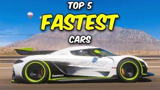 Top 5 FASTEST Cars in Forza Horizon 5