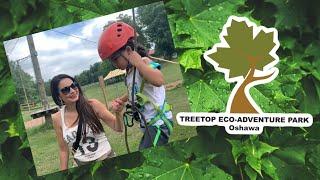 Treetop Eco-Adventure Park in Oshawa Fun Family Vlog