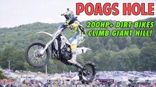 2019 POAGS HOLE Open Class with 200HP+ dirt bikes! #poagshole #motoclimb #nitro