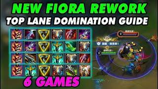 Fiora Rework is Broken?! 5 Builds to Dominate Every Top Lane Champ by Top 1 Fiora Wild Rift China