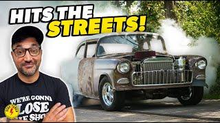 Swapping An 800+ Horsepower NASCAR V8 Into My 1955 Chevy Street Car! | PART 4 - First Street Drives!