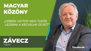 Závecz Tibor: „Orbán Viktor nem tudta lezárni a kegyelmi ügyet”