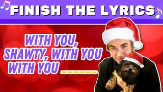 CHRISTMAS QUIZ: Finish the Lyrics Christmas Songs  | Music Quiz