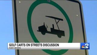 City council discusses allowing golf carts on Fort Myers streets