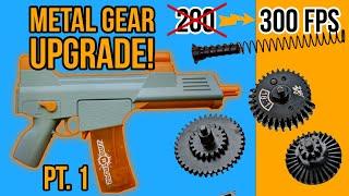 How To UPGRADE SPLATRBALL GEL BLASTER TO METAL GEARS & Stronger Spring PART 1 | Splat-R-Ball SRB400