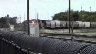 BNSF 7053 South, Wallis, TX & Rosenberg, TX, Great K5HLL!