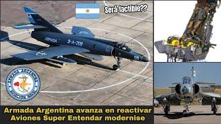 Armada Argentina insiste en reactivar viejos aviones super Étendard adquiridos a Francia‼️