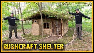 Bushcraft Shelter - Das schönste Shelter, was wir je gebaut haben [Part 5] - Dach bauen