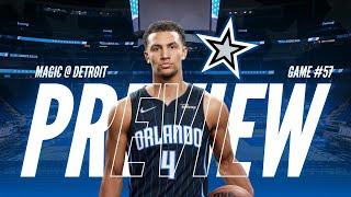 The Magic Look To Triumph In Detroit - Orlando Magic vs Detroit Pistons - @_LetsTalkMagic